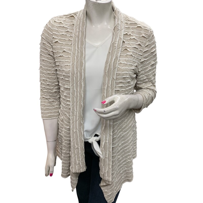 Franklyman Cardigan S16, Bei/Whi, Size: Xl