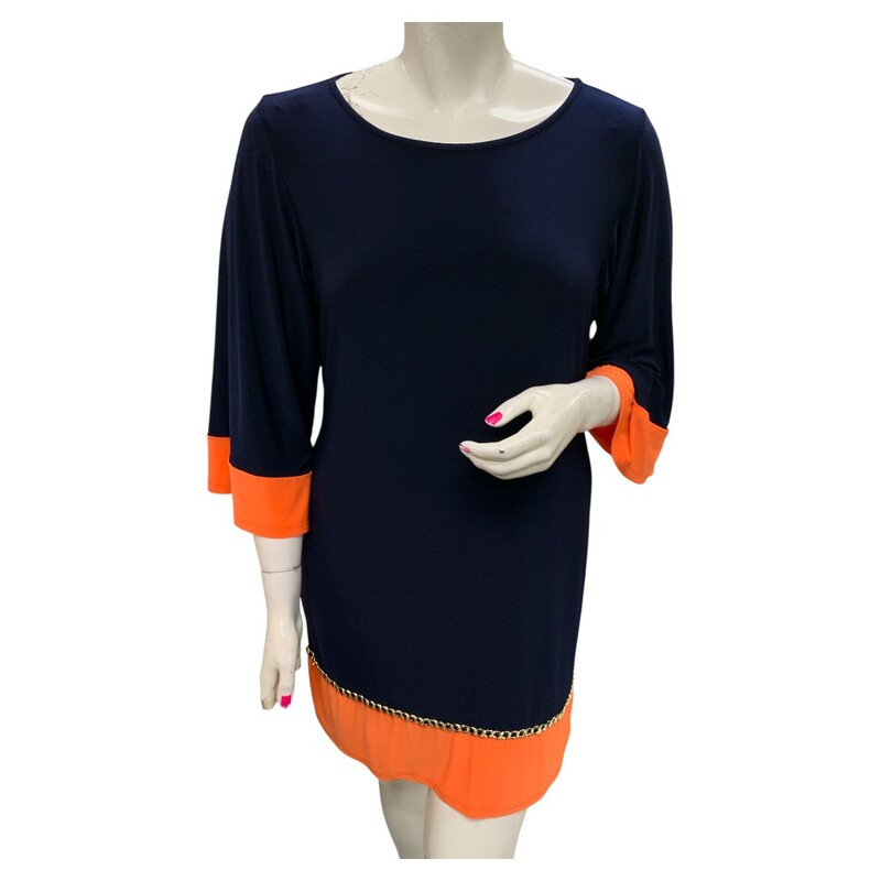 Dressbarn, Onge/nvy, Size: Xl