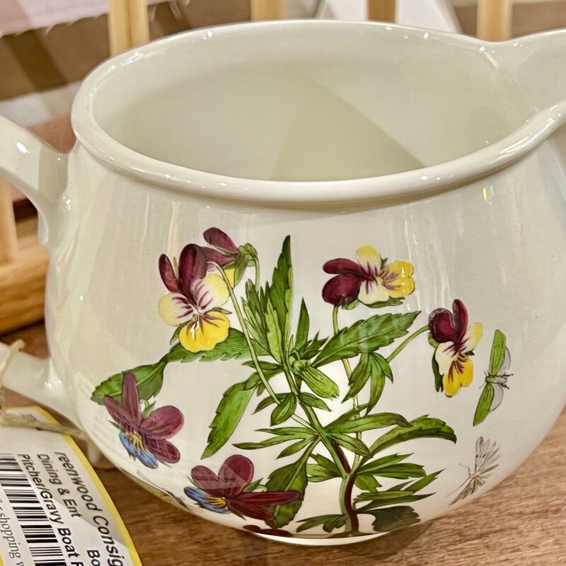Pitcher/Gravy Boat Portmeirion, Botanic, Size: 7x4