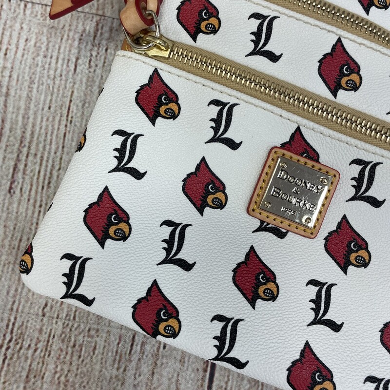 U Of L Dooney Purse, White, Size: None