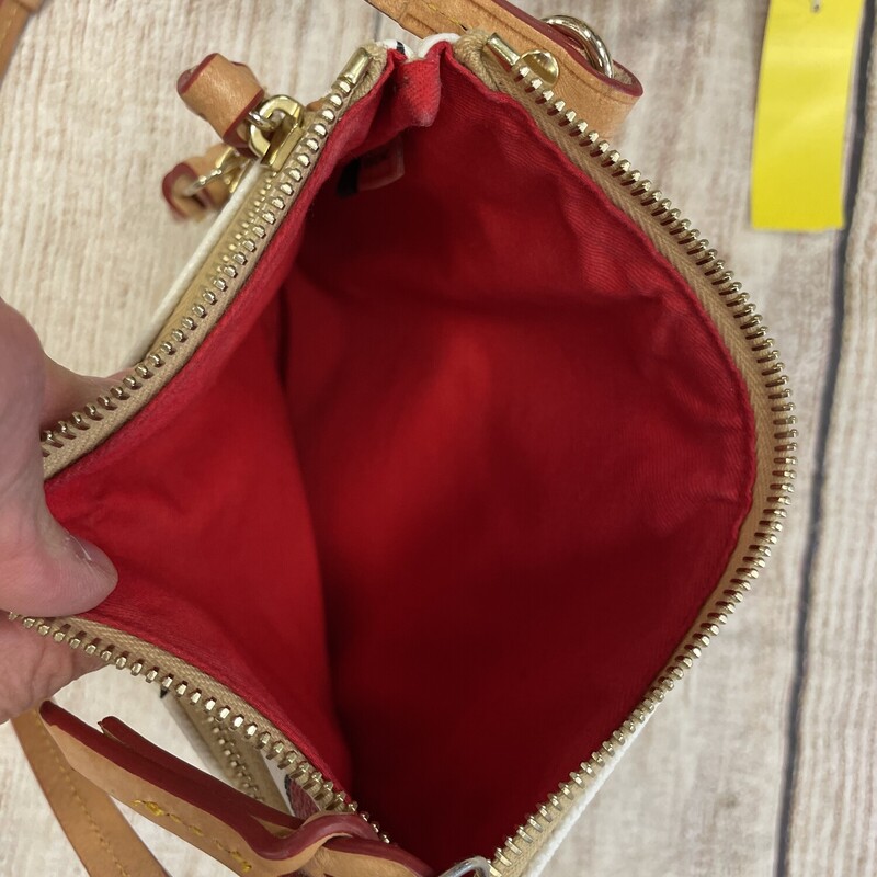 U Of L Dooney Purse, White, Size: None