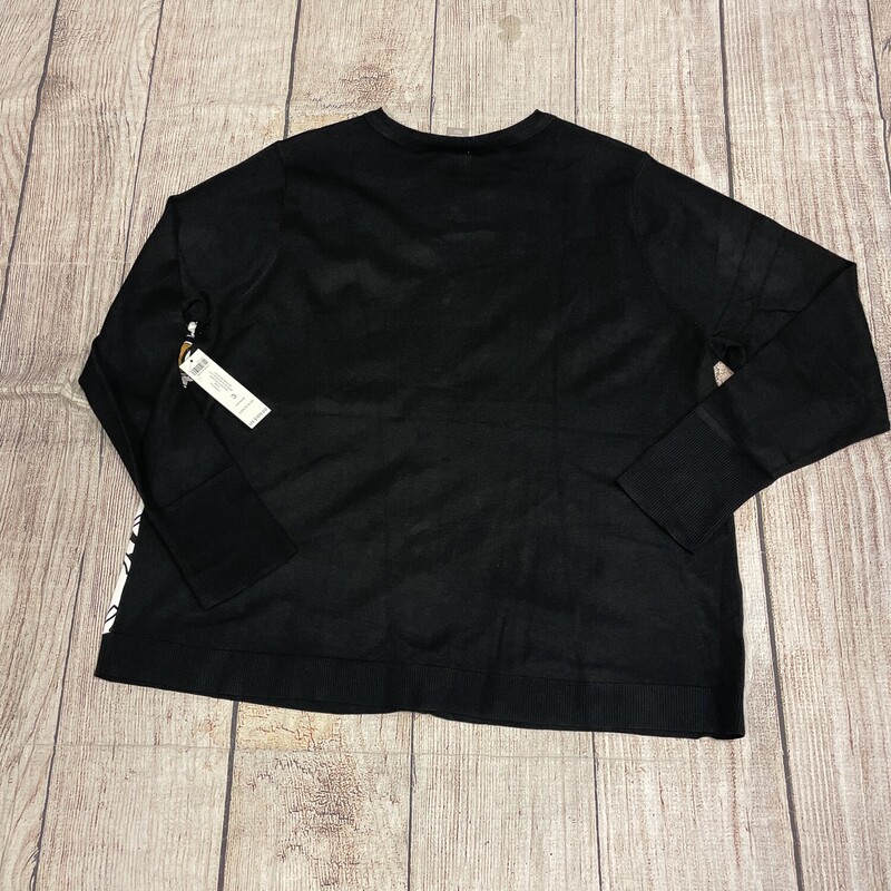 New Chicos Sweater, Black, Size: XL