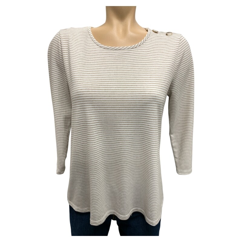Mandee, Whi/Brwn, Size: S
