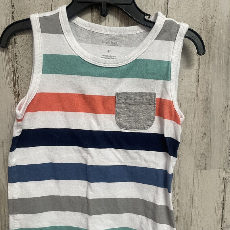 4t Color Stripe Tank