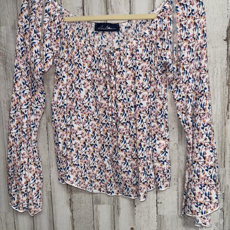 S White Long Sleeve Flora