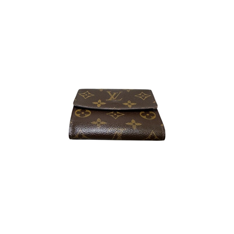 Louis Vuitton Elise Monogram Wallet

Code: SD0032

Dimensions:
Length: 4.25 in
Width: 1.00 in
Height: 4.00 in

In very good condition. Light wear to the corners and piping.

Comes with the original dust bag.