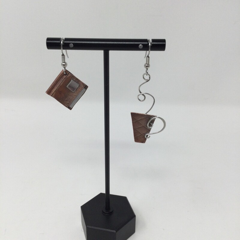 Copper Earrings,
Copper/Silver