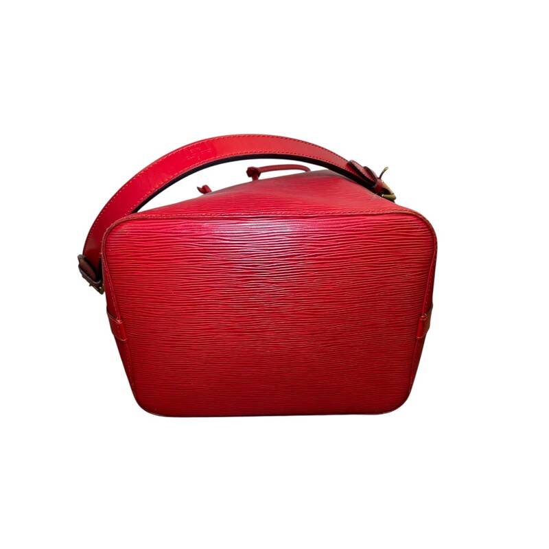 Louis Vuitton  Petite Noe Bucket Bag<br />
<br />
Date Code:AR0929<br />
<br />
Dimensions: 10.5 L x 10 H inche<br />
<br />
In very good condition. Some surface scratches and some wear of the interior wear.<br />
<br />
Does not come with original dust bag or box.
