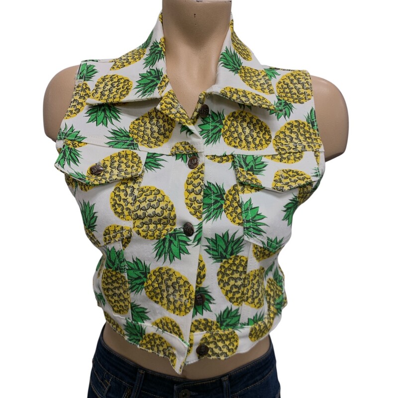 Leattima Pineapple, Wht/yllw, Size: XS