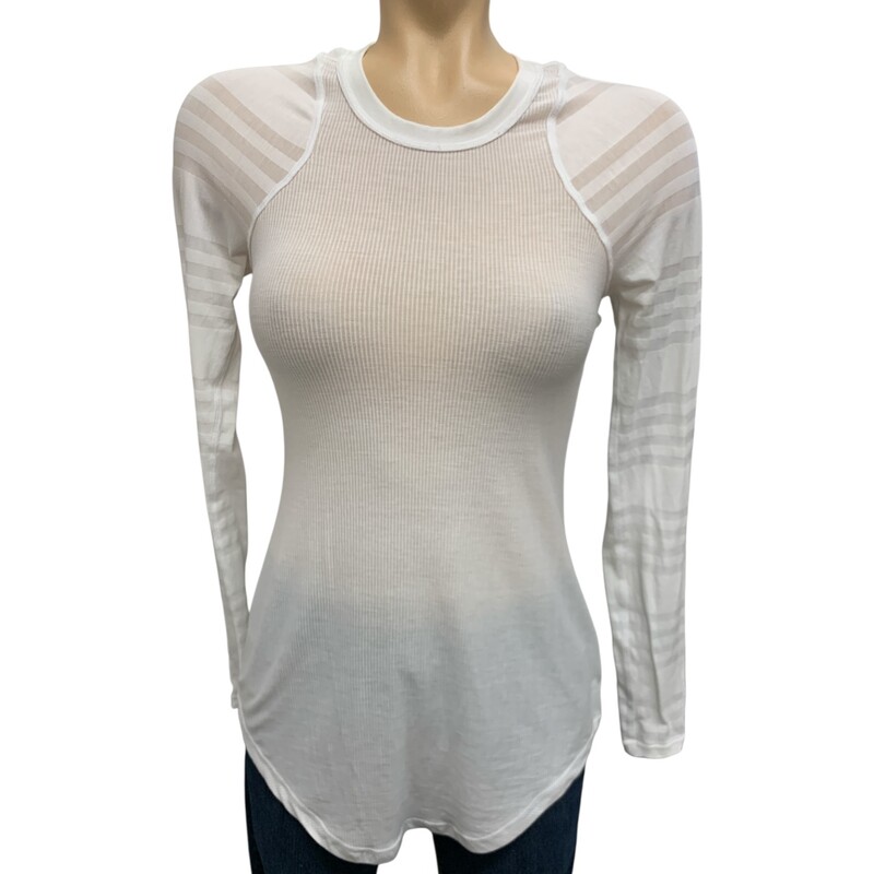 Lululemon TopLS, White, Size: S