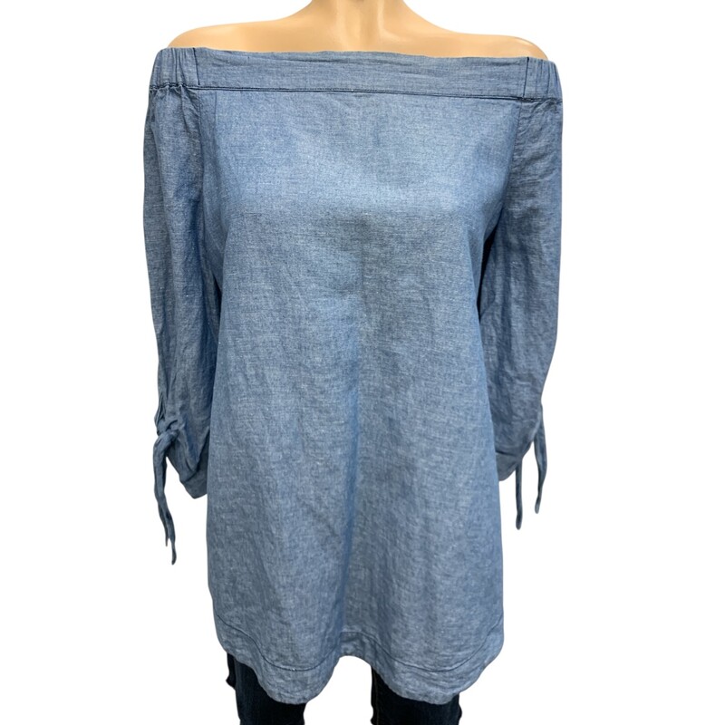 Free People LS Top, Blue, Size: S