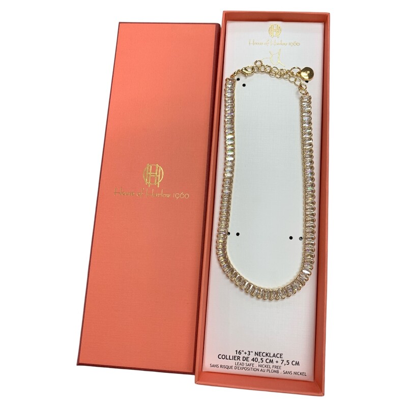HOuse Of Harlow Necklace, Gold, Size: None