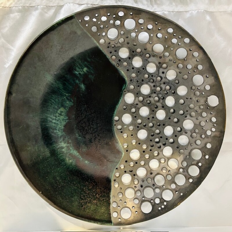 Half Circle Cutouts Plate