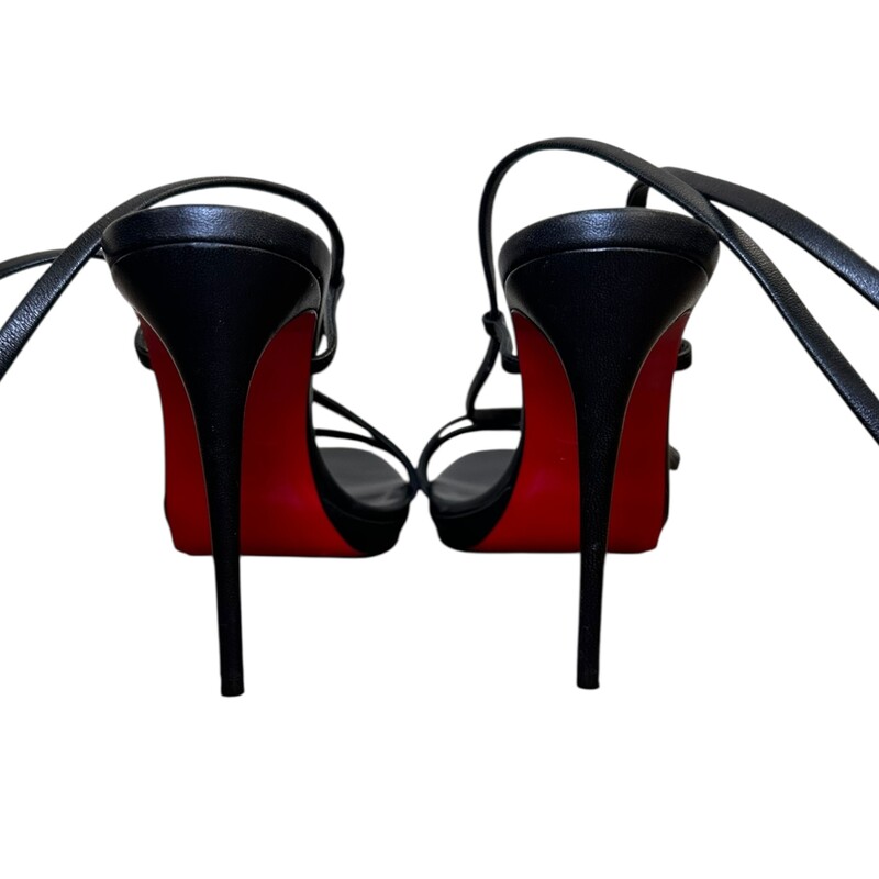 Christian Louboutin Nappa Leather Sekmeta alta 120<br />
<br />
Size:  37<br />
<br />
In very good condition. Some wear on soles. Very faint toe marks.<br />
<br />
Does not come with original dust bag and box.