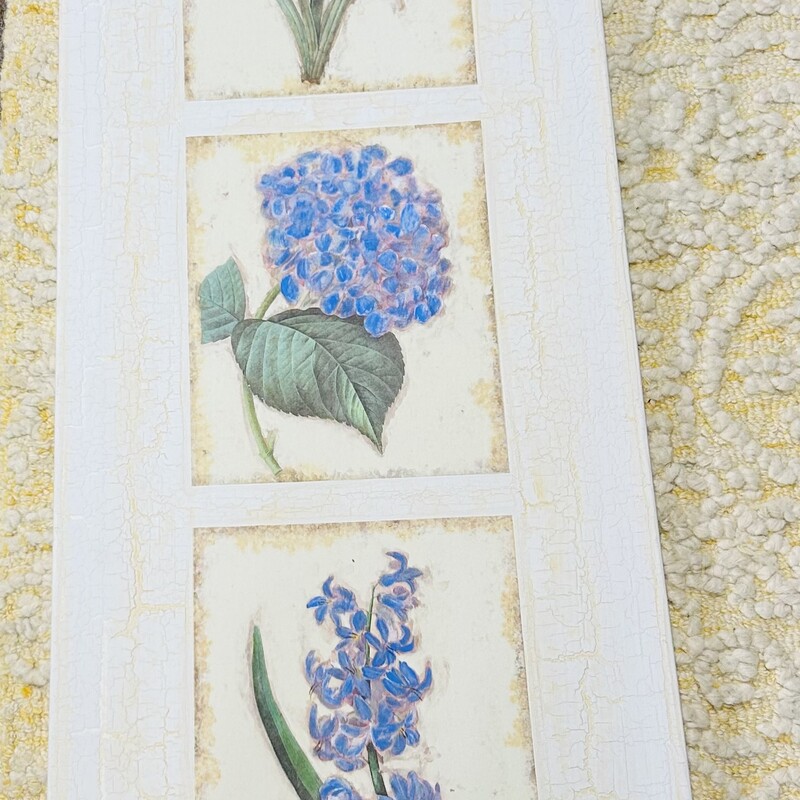 3 Flower Tiles Canvas