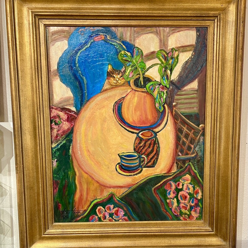 Painting Leigh Seikel CAT