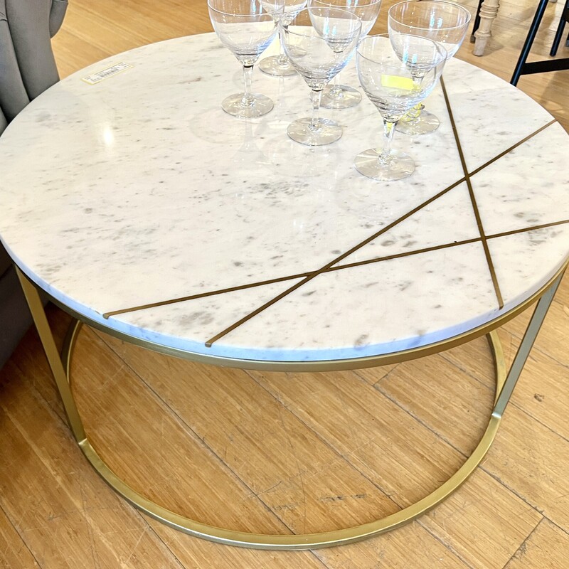 Table Coffee Faux Marble