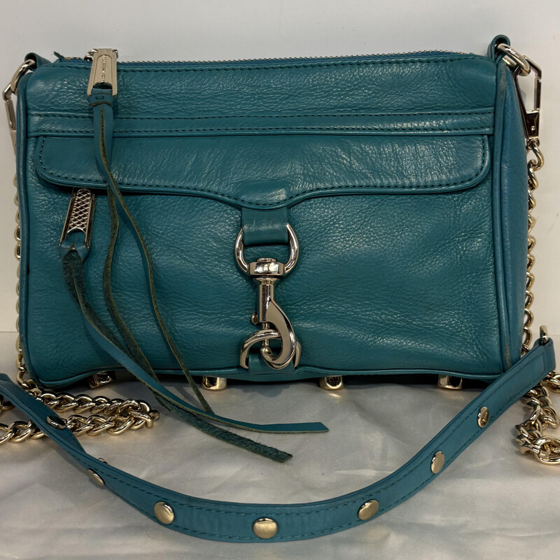 Rebecca Minkoff Mini Mac Crossbody
Teal, Size: 9x6H