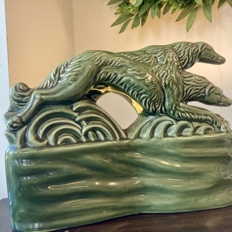 50s Ceramic Dog Lamp