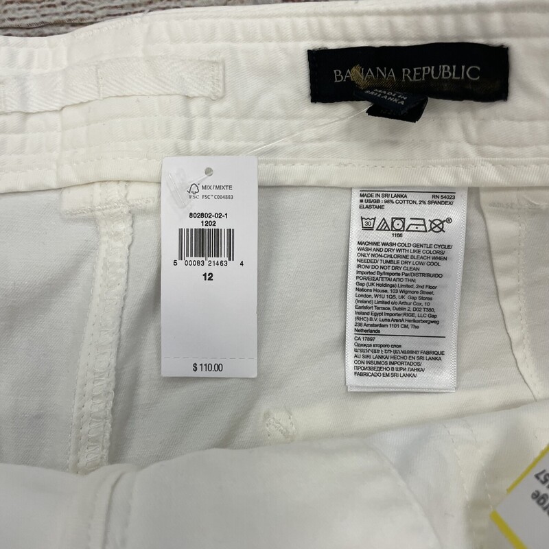 Banana Pant As Is, Cream, Size: Large