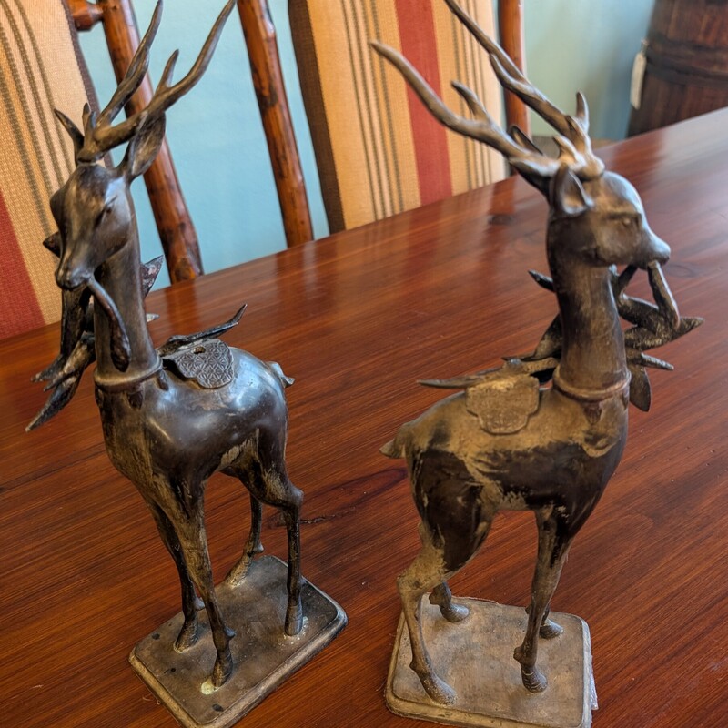 Antique Reindeer - Japan, Incense, Censer 2
Set of 2
4w x 3d x 13h