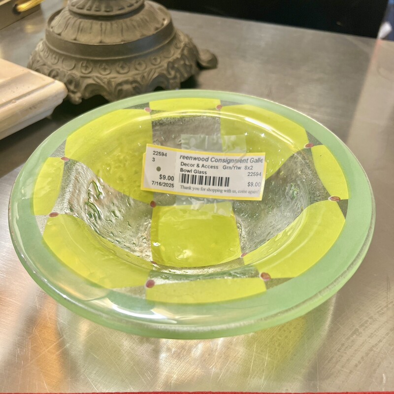 Bowl Glass,
Size: 8x2