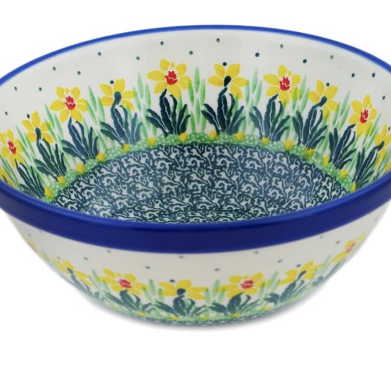 Polish Pottery Meadow Bwl