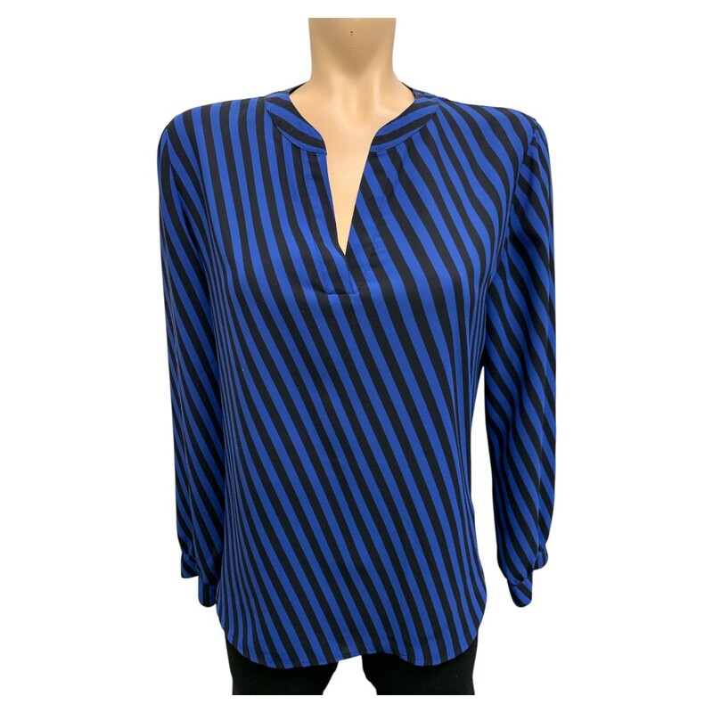 N/A Stripe, Nvy/blk, Size: M