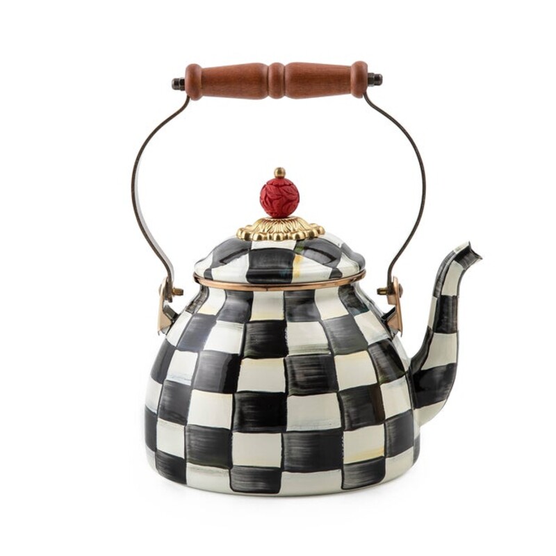 MChilds Check 2Qt Teapot