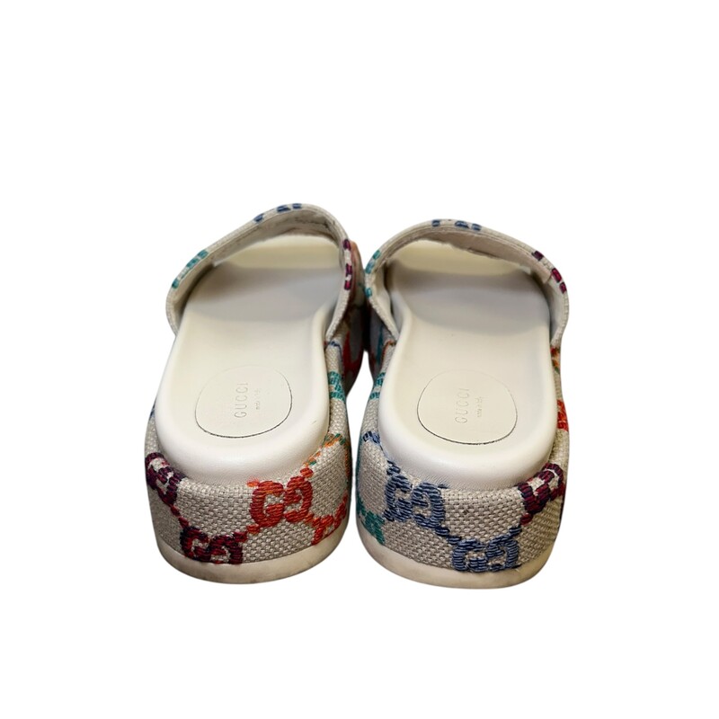 Gucci Angelina Platform Multicolor<br />
<br />
Size: 39<br />
<br />
Code: 623212<br />
<br />
In very good condition. Additional padding added to the top lip of shoes.<br />
<br />
Does not come with the original dust bag or box.