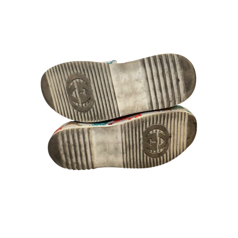 Gucci Angelina Platform Multicolor<br />
<br />
Size: 39<br />
<br />
Code: 623212<br />
<br />
In very good condition. Additional padding added to the top lip of shoes.<br />
<br />
Does not come with the original dust bag or box.