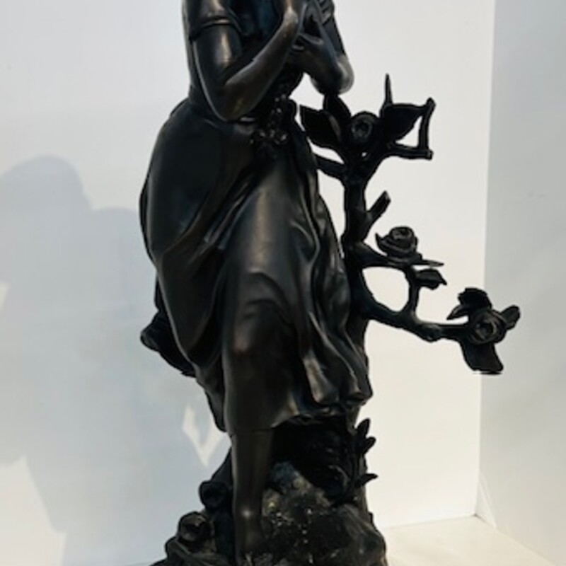 Les Amants Bronze Girl Figurine
Bronze Black Size: 11 x 22.5H