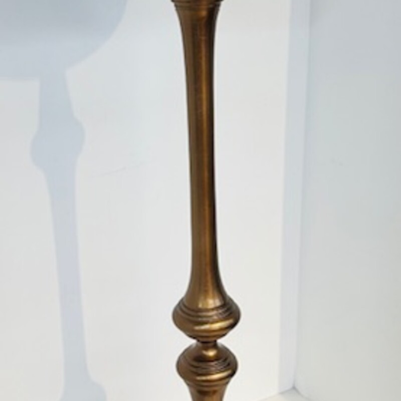 Heavy Metal Pillar Candleholder
Gold Brass Size: 6 x 26H