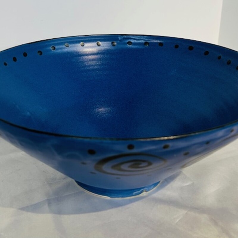 Artisan Swirl Dot Bowl