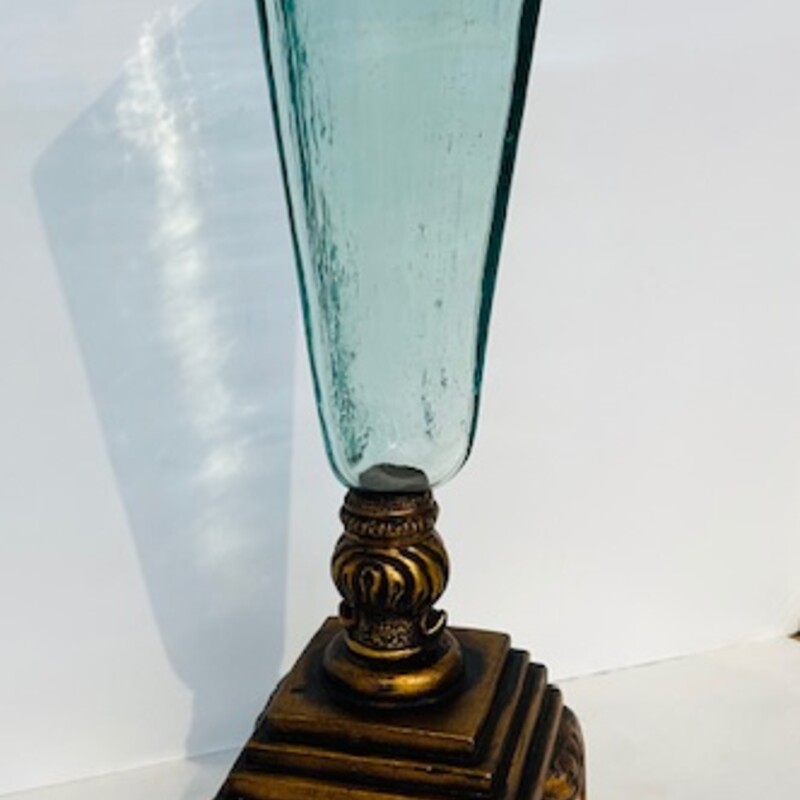 Ornate Footed Tri Glass