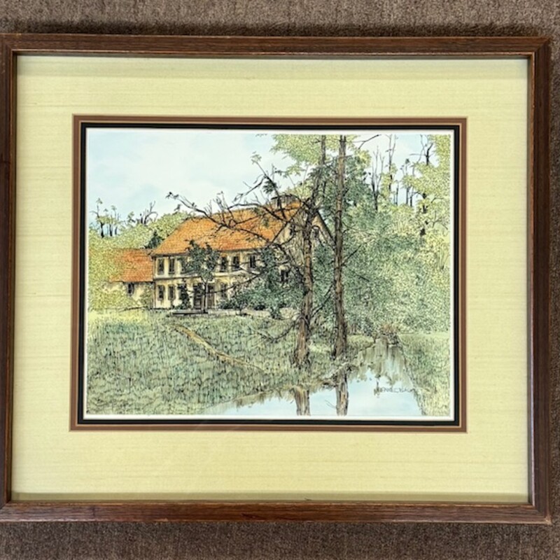 LBlackley House In Trees