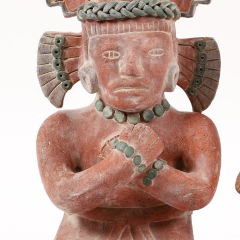 Terracotta Aztec Statue