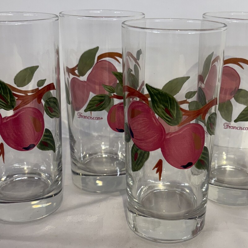S4 Franciscan Apple Glass