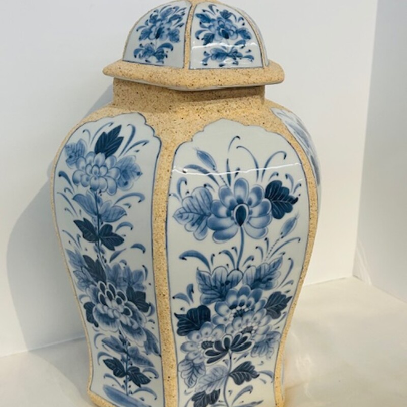Sandy Textured Ginger Jar