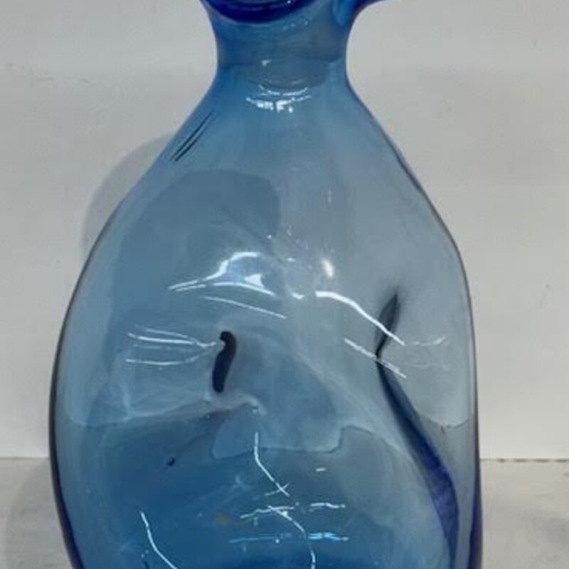 Pinched Glass Decanter