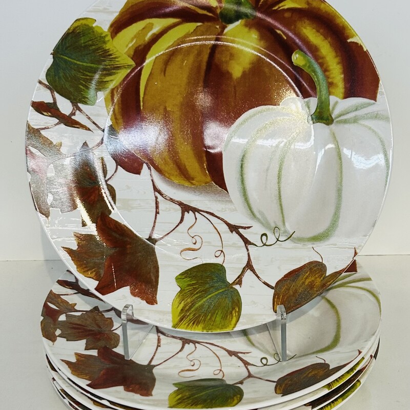 Royal Norfolk Pumpkin Plates
White Orange Red Green
Size: 10.5dia