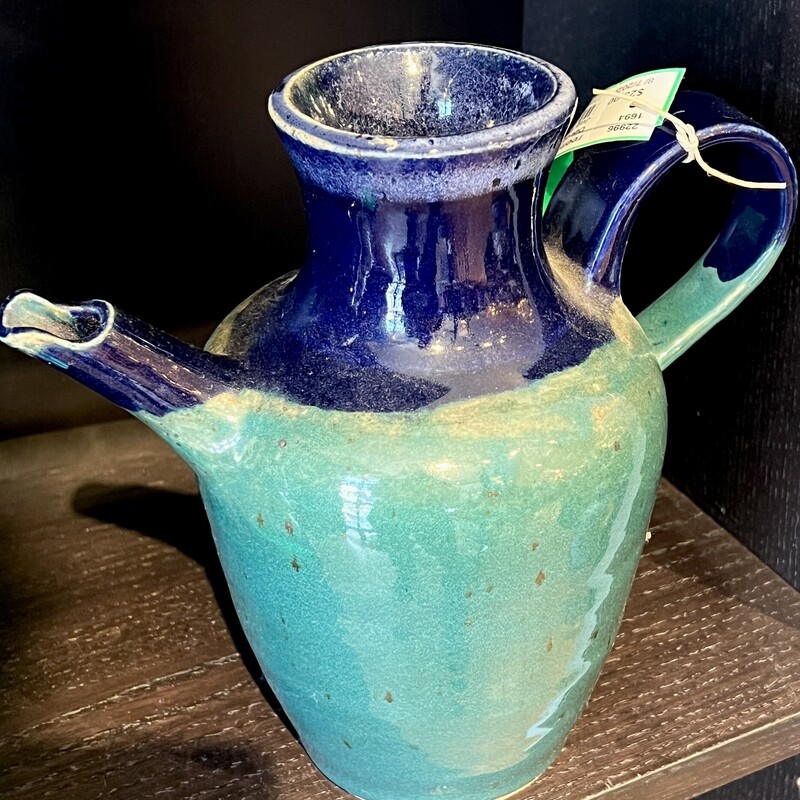 Jug W/Spout PotterySigned