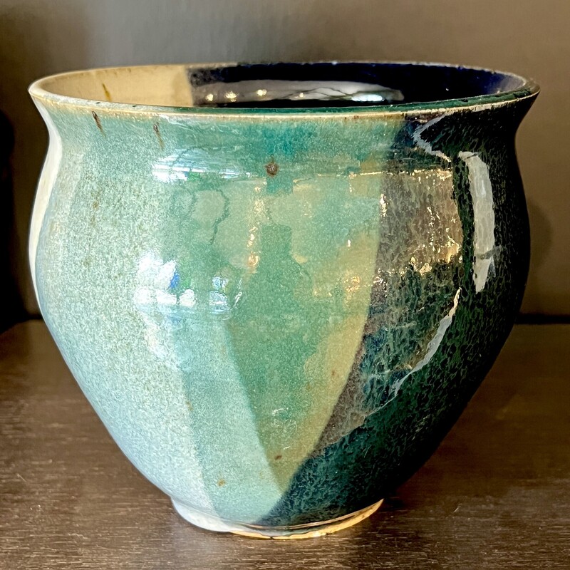Bowl Vase Pottery Signed