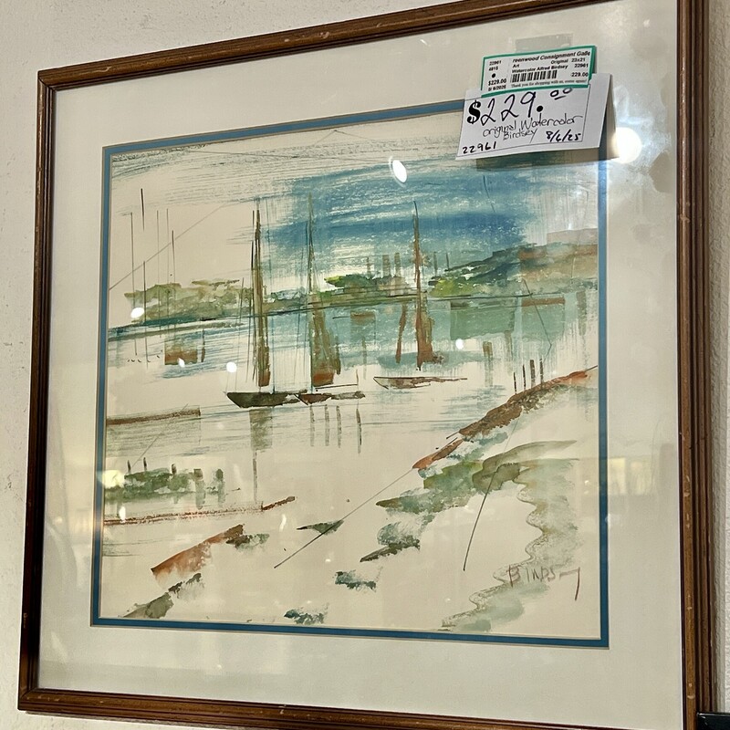 Watercolor Alfred Birdsey