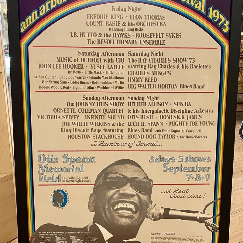 Poster Blues & Jazz 1973