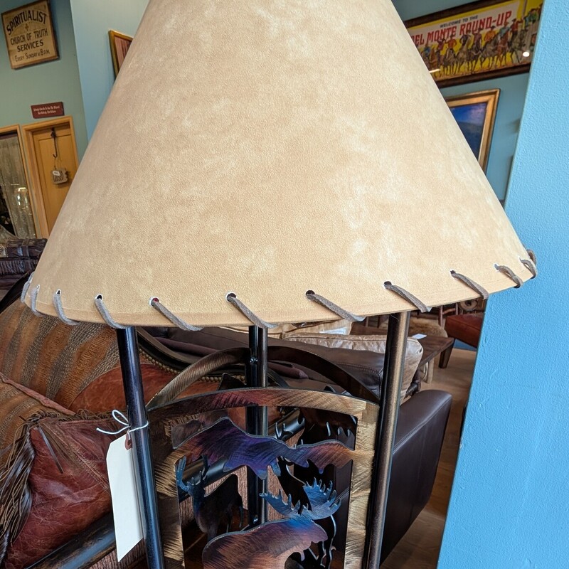 Elk Moose Bear Table Lamp