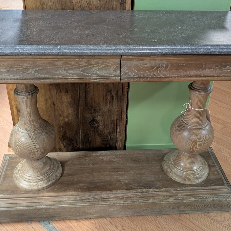 Arhaus Console Table, Stone, 2 Drawer
46w x 16d x 33h