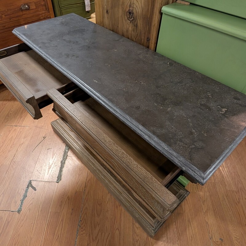 Arhaus Console Table, Stone, 2 Drawer
46w x 16d x 33h