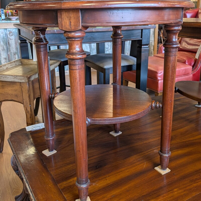 South Cone Side Table, Round, Shelf
27 Round x 28h