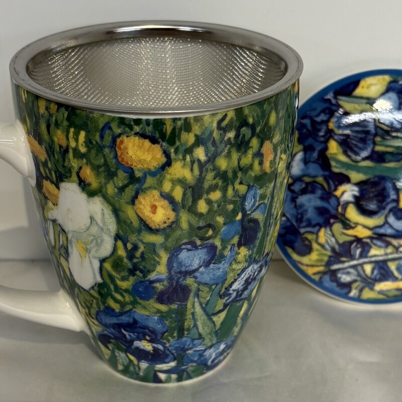 Van Gogh Floral Tea Mug
